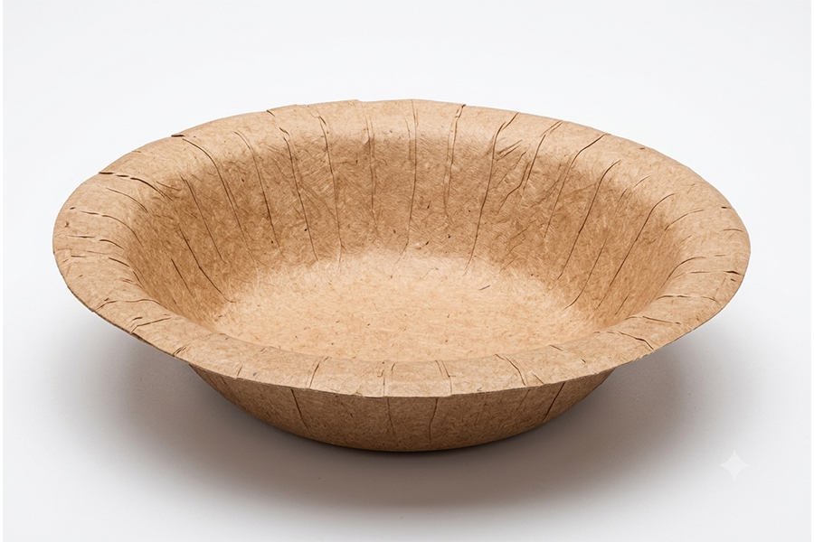 Bol Cartón Antigrasa Mod. Europa 19cm 250gr Kraft, 50uds