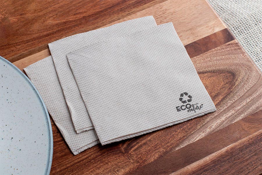 Servilleta Micropunto 20x20cm Eco Nature, 2.400uds