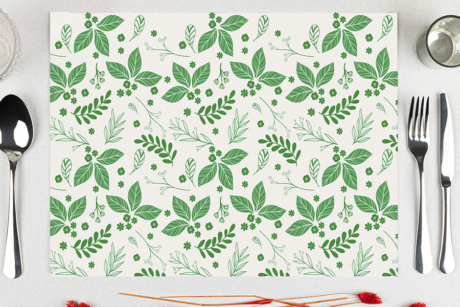 Mantel Papel 28x40,5cm 80gr Deco. Naturaleza Imp. Offset, 500uds