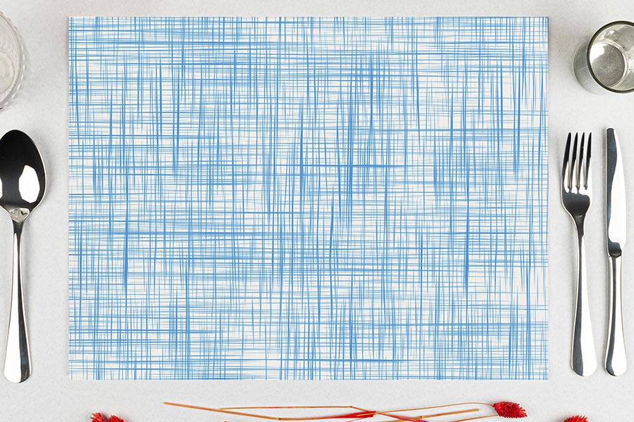 Mantel Papel 28x40,5cm 80gr Deco. Urban Cian Imp. Offset, 500uds