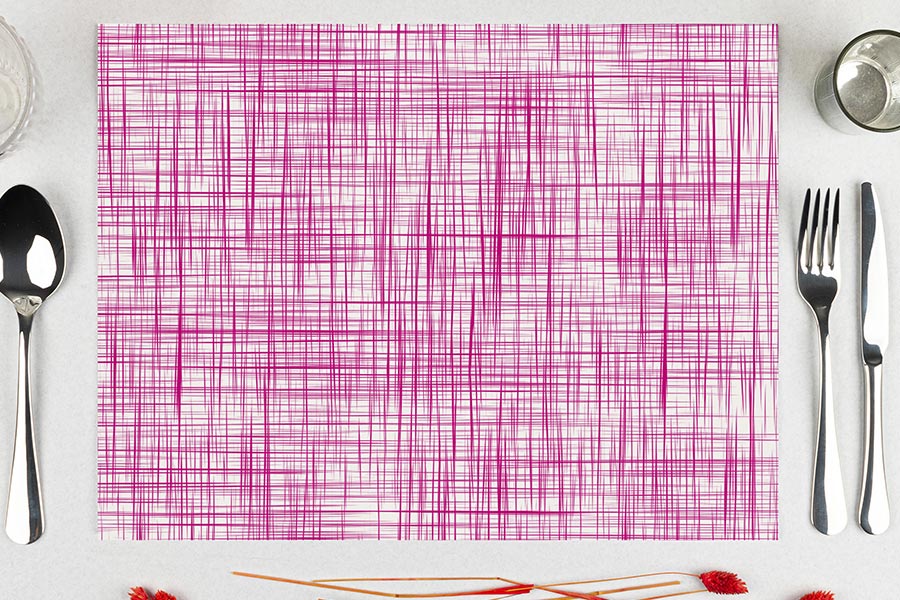 Mantel Papel 28x40,5cm 80gr Deco. Urban Magenta Imp. Offset, 500uds