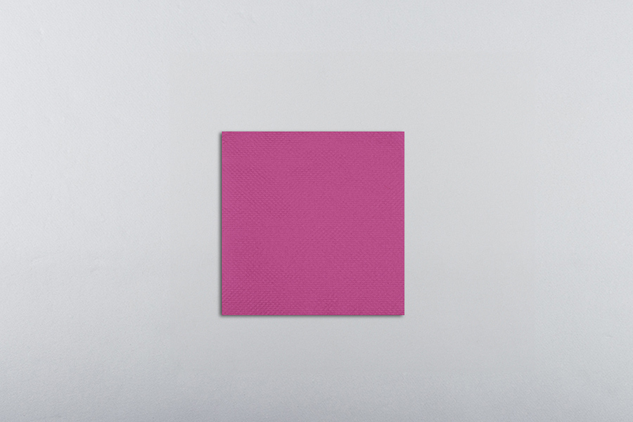 Servilleta Punta Punta 20x20cm Fucsia, 3.000uds