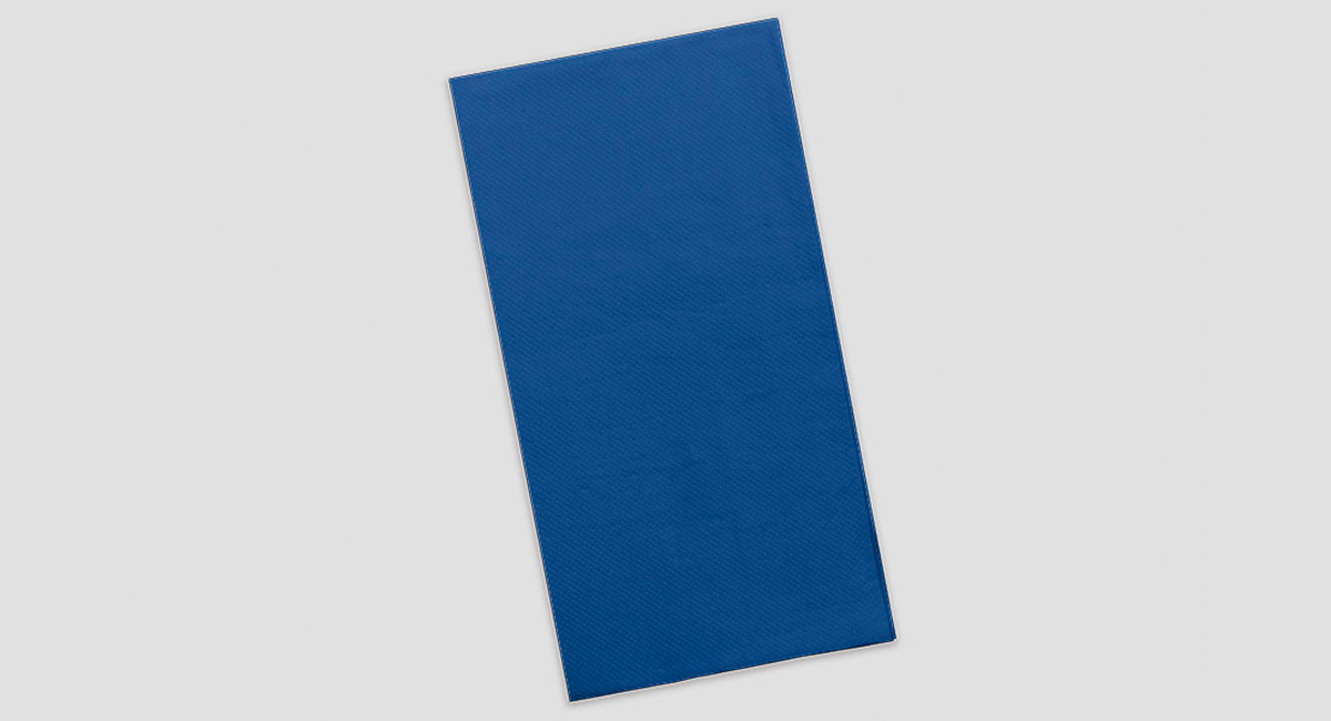 Servilleta Punta Punta 30x40cm Azul, 1.200uds