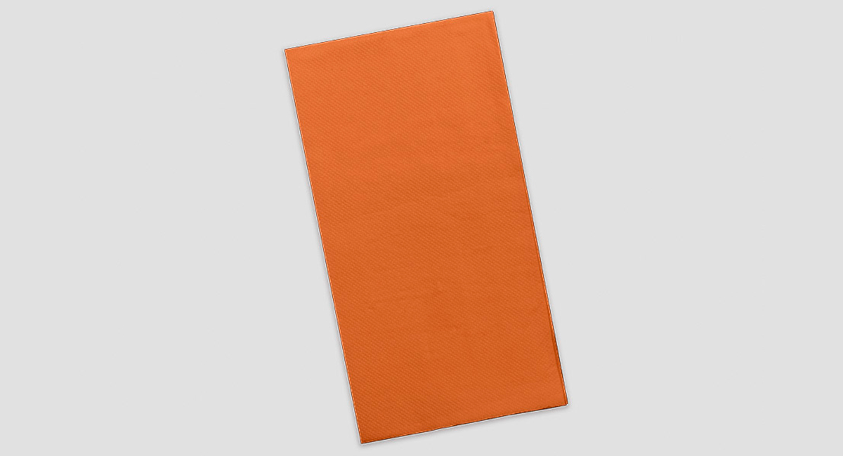 Servilleta Punta Punta 30x40cm Naranja, 2.400uds