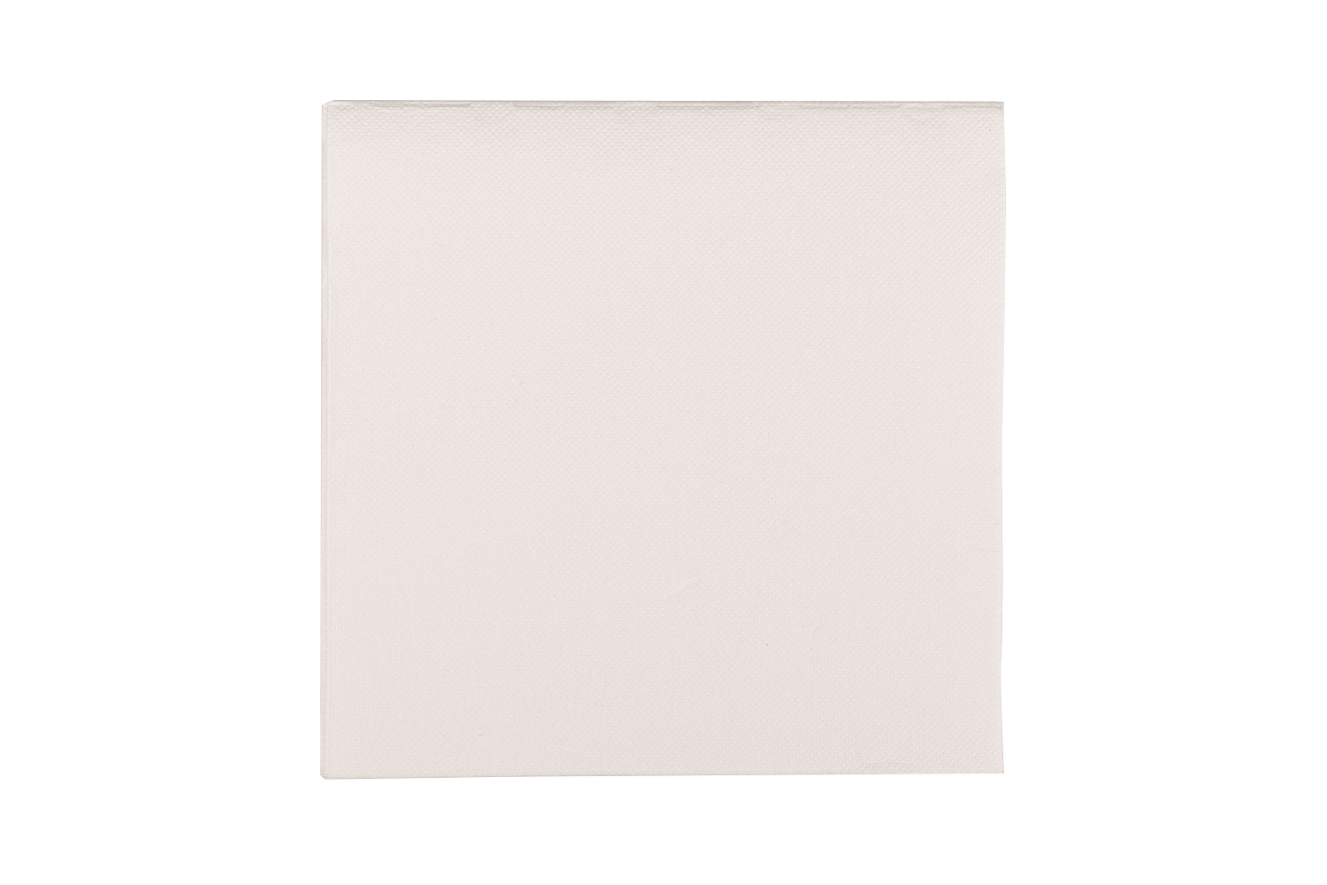 Servilleta Punta Punta 40x40cm Blanco, 50uds 24pq