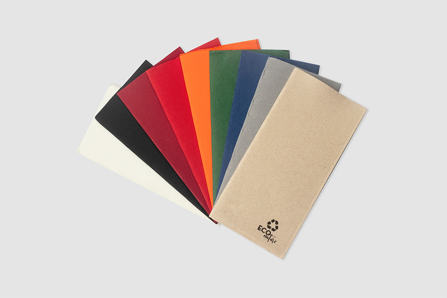 Servilleta Punta Punta 40x40cm Pleg. 1/8 Blanco, 1200uds