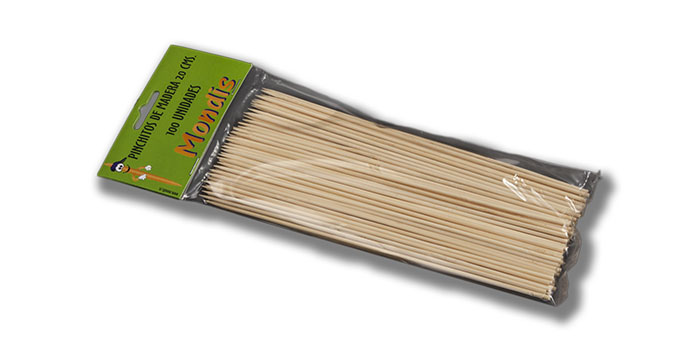 Palillo Pincho 20cm, 100uds x 20pq