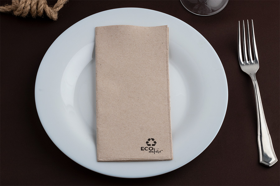 Servilleta Punta Punta 30x40cm Eco Nature, 2.400uds