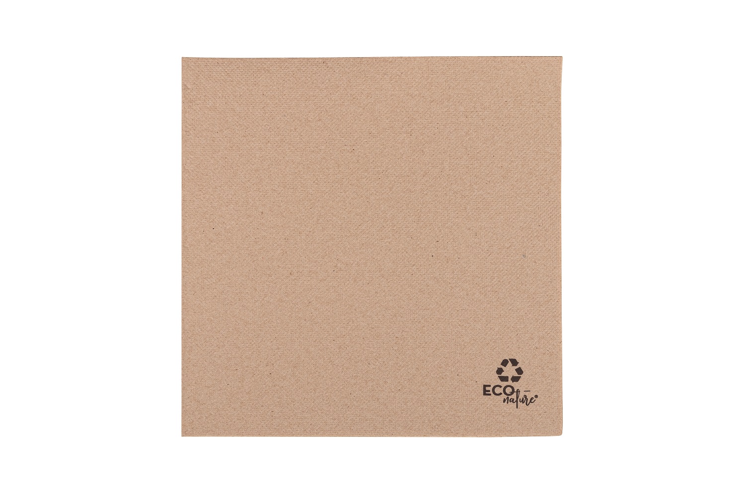 Servilleta Punta Punta 40x40cm Eco Nature, 1.200uds