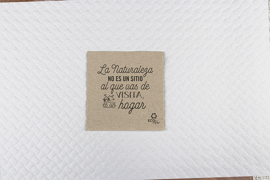 Serv. 20x20 PP 100ud. 30pq. Eco. Frases