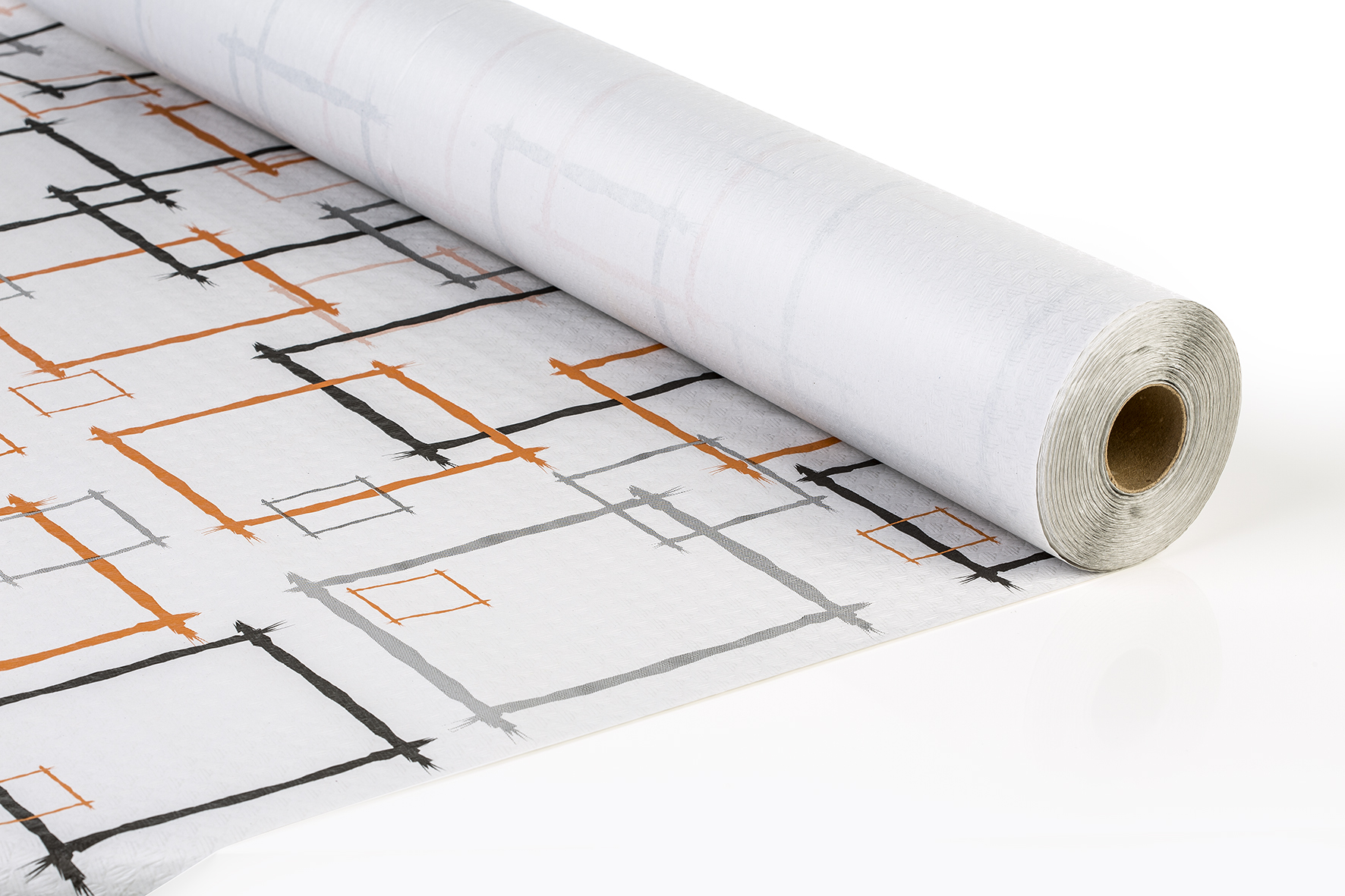 Rollo Mantel Papel 1,2x100m 37gr Deco. Marcos Naranja