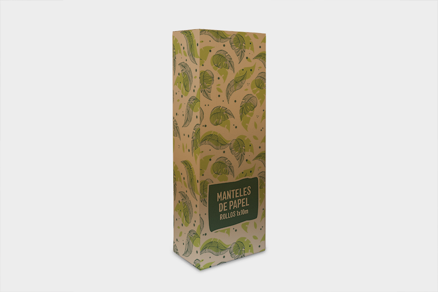 Rollo Mantel Papel 1x10m 35gr Deco. Marcos Naranja