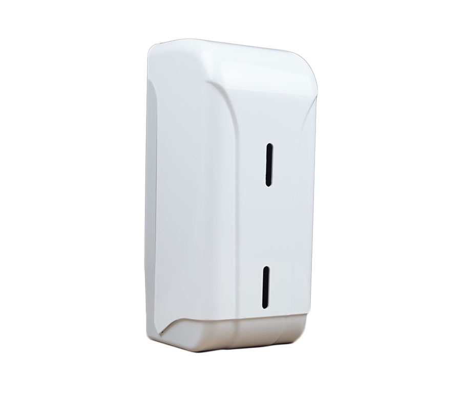 Dispensador Papel Higiénico Hoja-Hoja Triple ABS Blanco