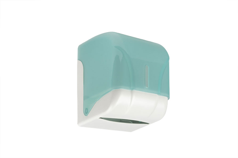 Dispensador Papel Higiénico Hoja-Hoja ABS Verde