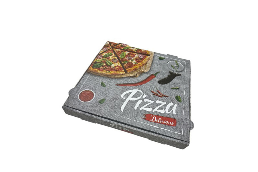 Caja Cartón Pizza Mod. "Delis" 30x30cm, 100uds