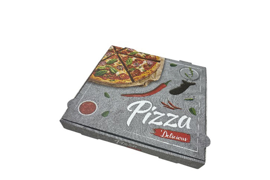 Caja Cartón Pizza Mod. "Delis" 36x36cm, 100uds