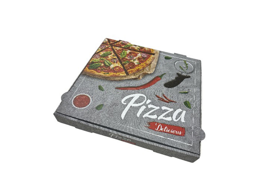 Caja Cartón Pizza Mod. "Delis" 40x40cm, 50uds