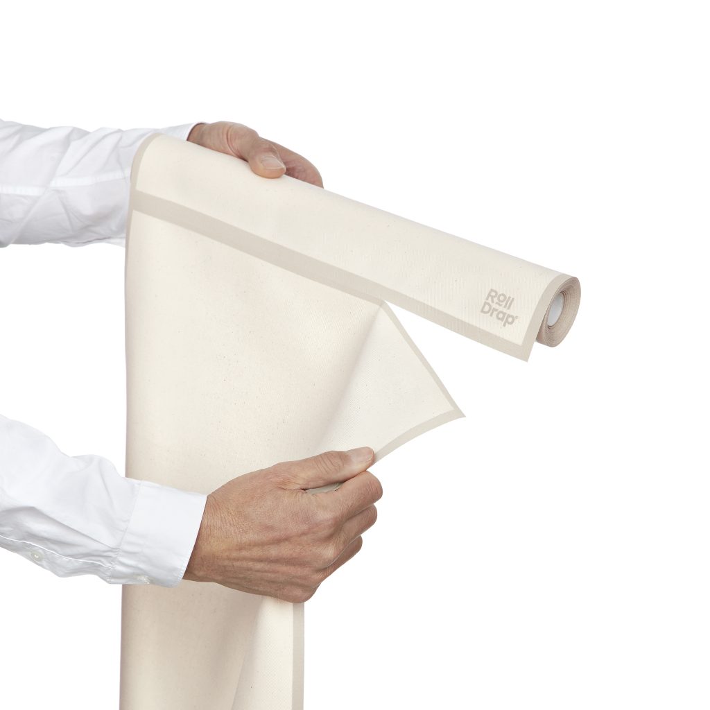Roll Drap Paño Algodón Natural, 10uds/rollo
