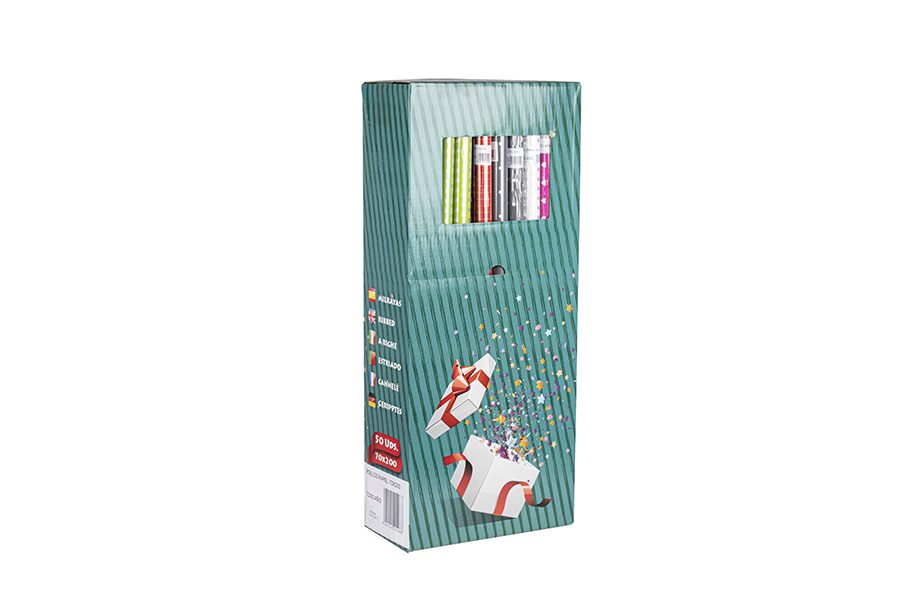Rollo Papel Regalo 0,70x2m "Todo Año", 50uds