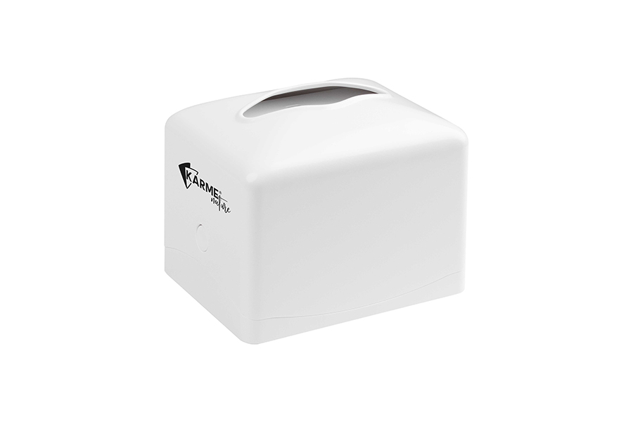 Servilletero ABS 11x20cm Blanco -KARME- 8uds