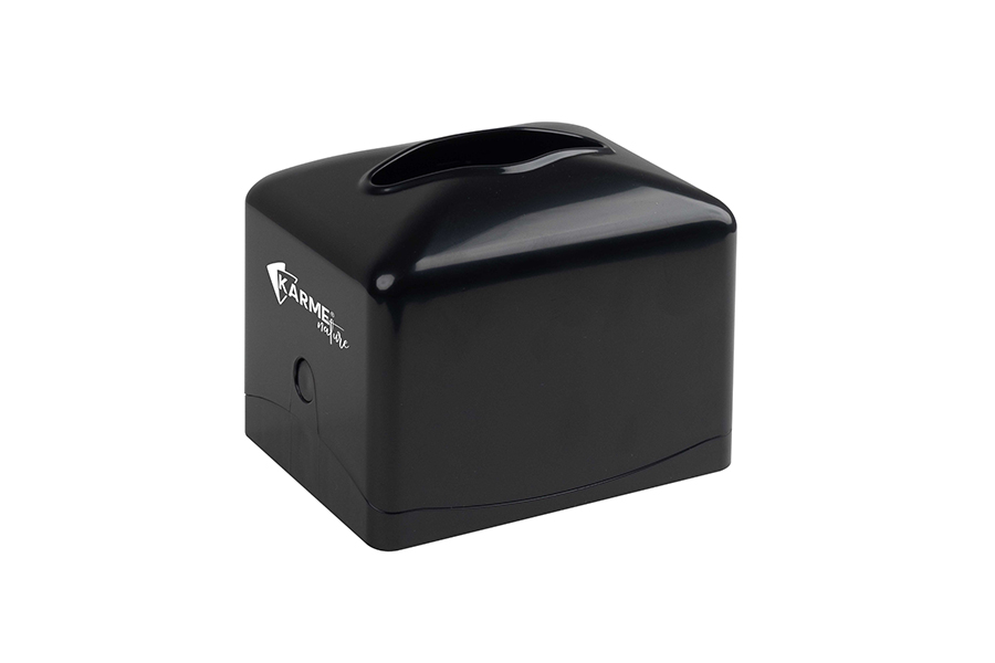 Servilletero ABS 11x20cm Negro -KARME- 8uds