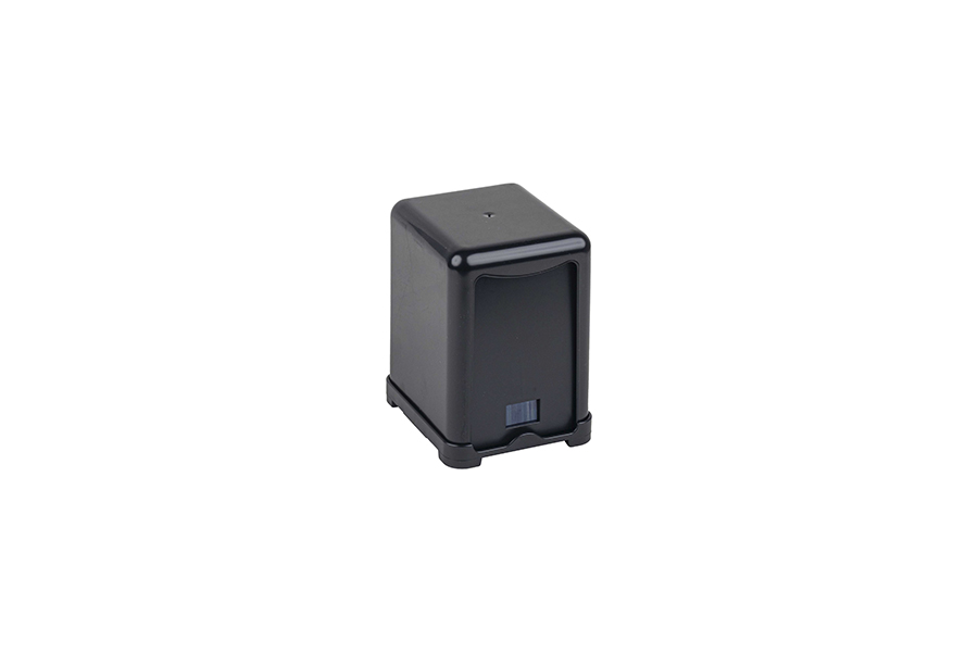 Servilletero Miniservis 17x17cm Negro, 20uds