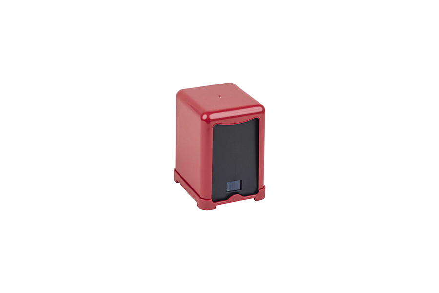 Servilletero Miniservis 17x17cm Rojo, 20uds