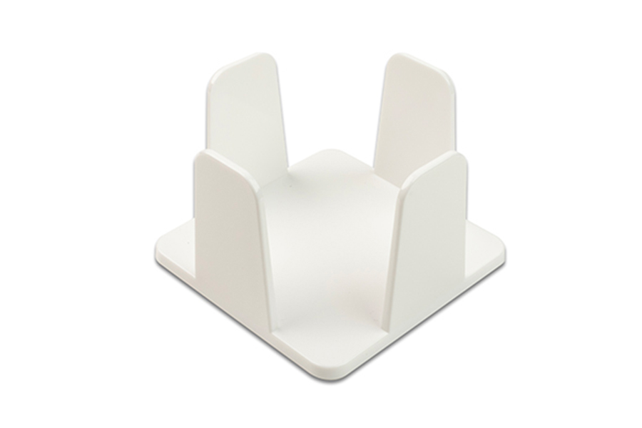 Servilletero PS 20x20cm Blanco, 24uds