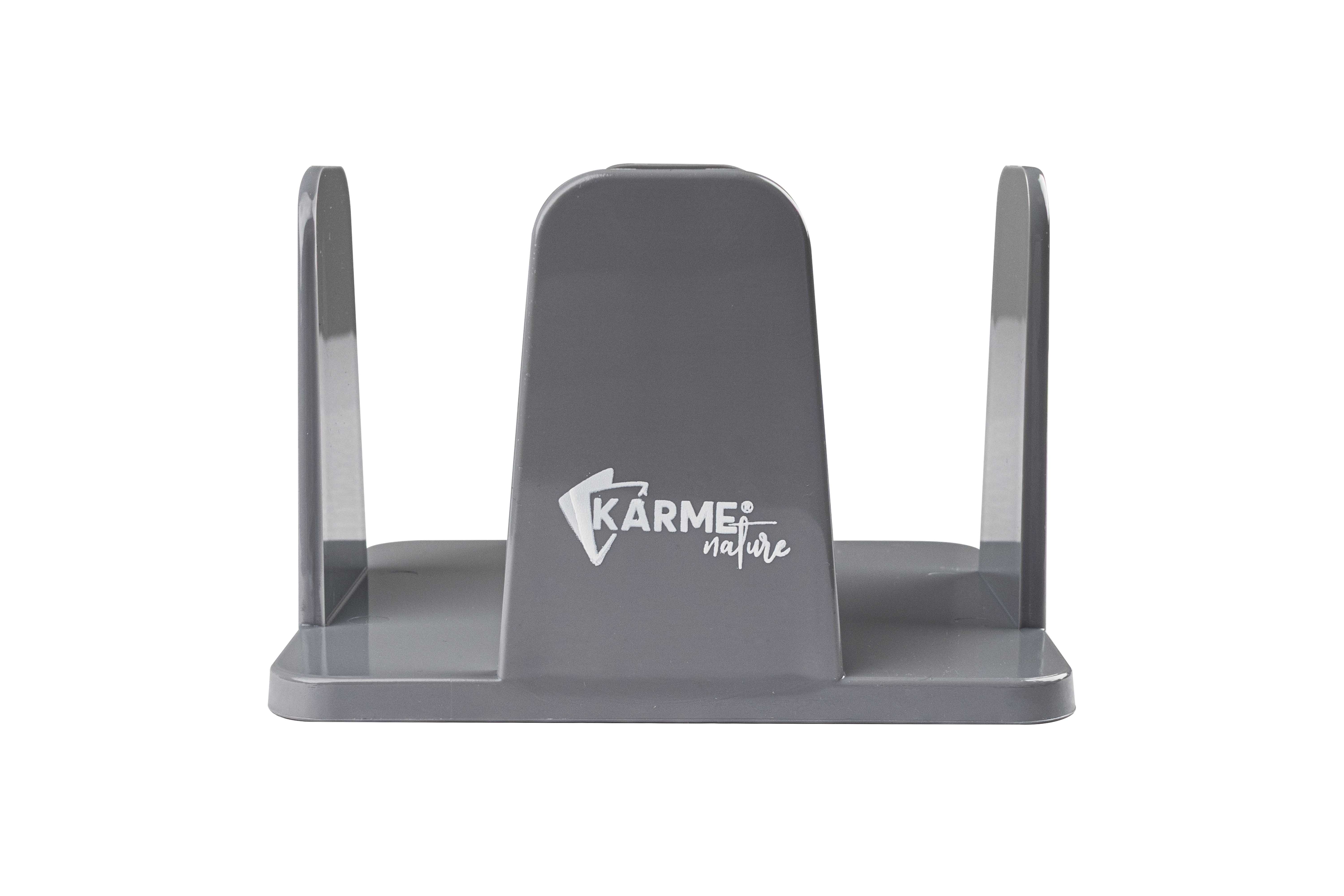 Servilletero PS 20x20cm Gris -KARME.- 24uds