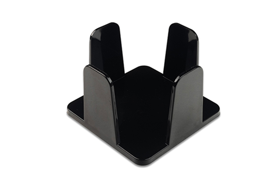 Servilletero PS 20x20cm Negro, 24uds
