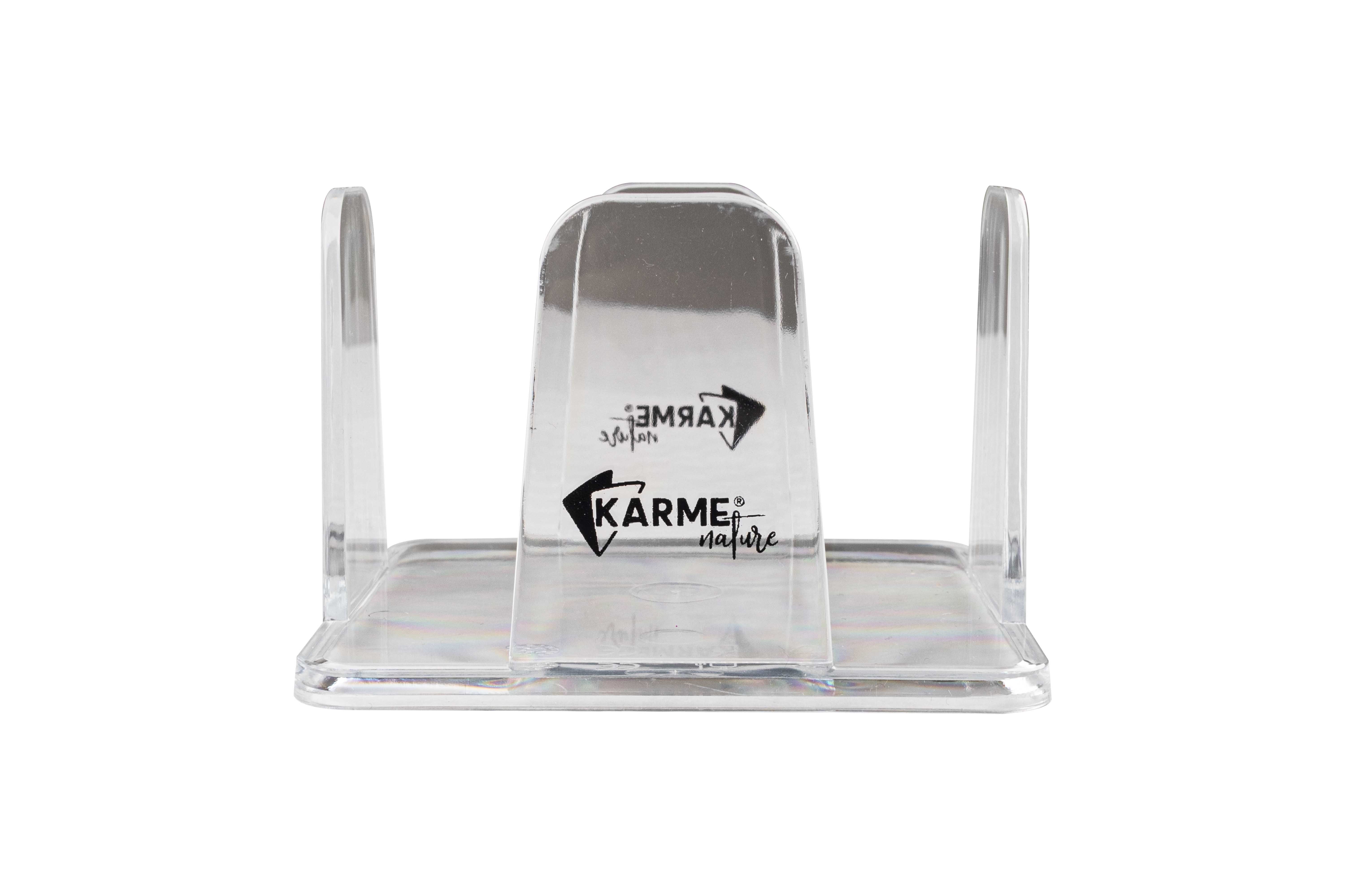 Servilletero PS 20x20cm Transparente -KARME- 24uds
