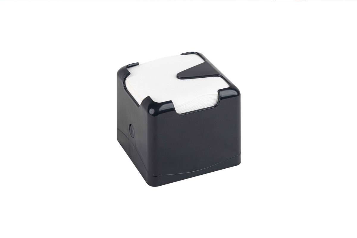 Servilletero WINDLOCK 20x20cm Negro, 12uds.