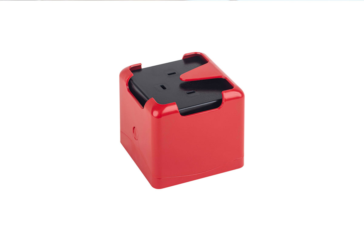 Servilletero WINDLOCK 20x20cm Rojo, 12uds.