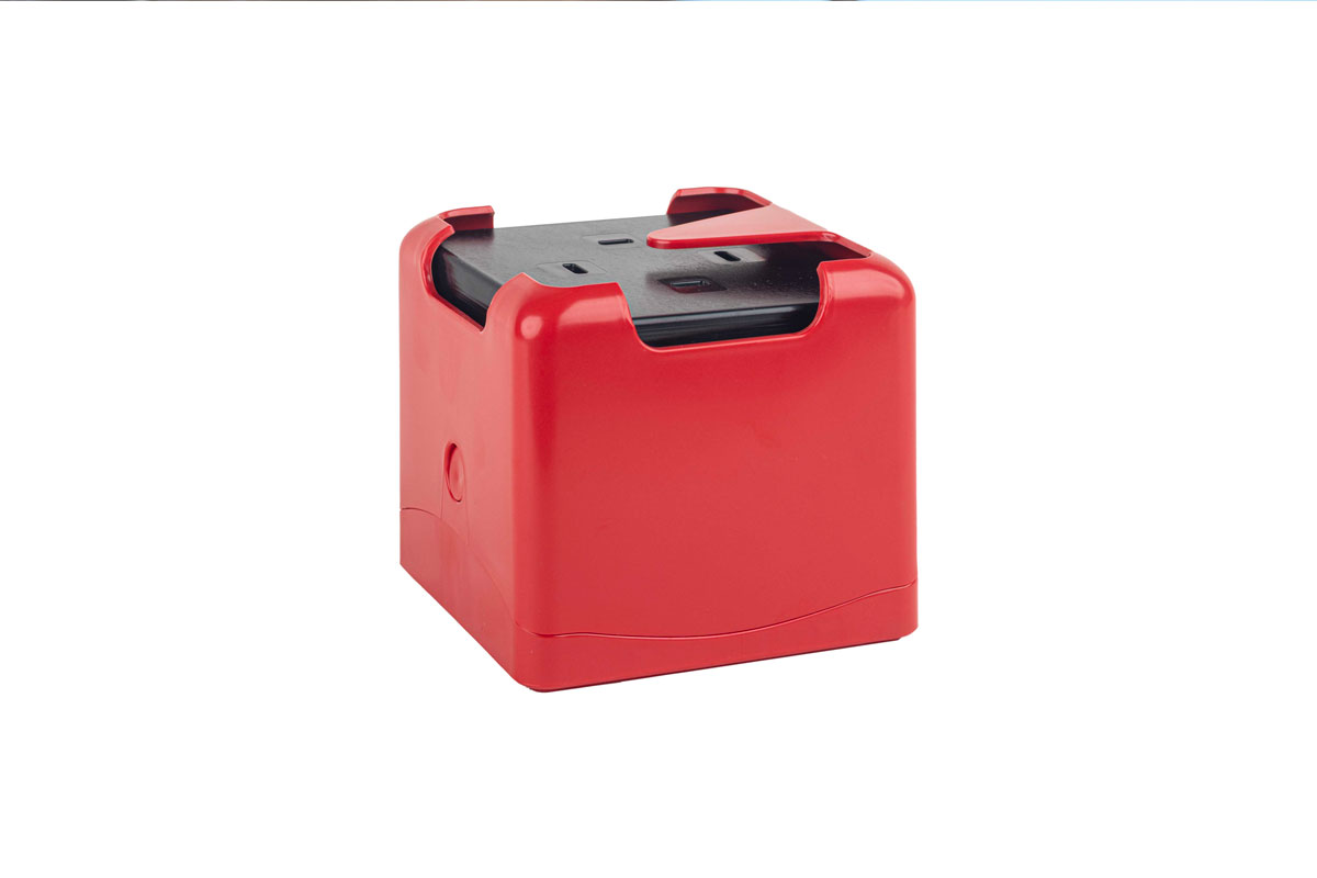 Servilletero WINDLOCK 20x20cm Rojo, 12uds.
