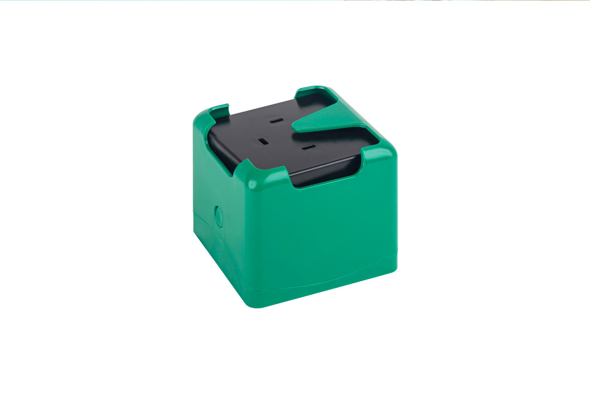 Servilletero WINDLOCK 20x20cm Verde, 12uds.