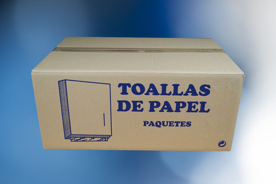 Toalleta Natural 1 capa 22x22cm, 24paq 180uds