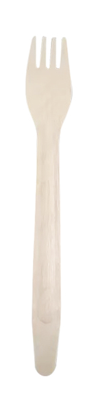 Tenedor Premium Madera 165mm, 100uds x 20pq