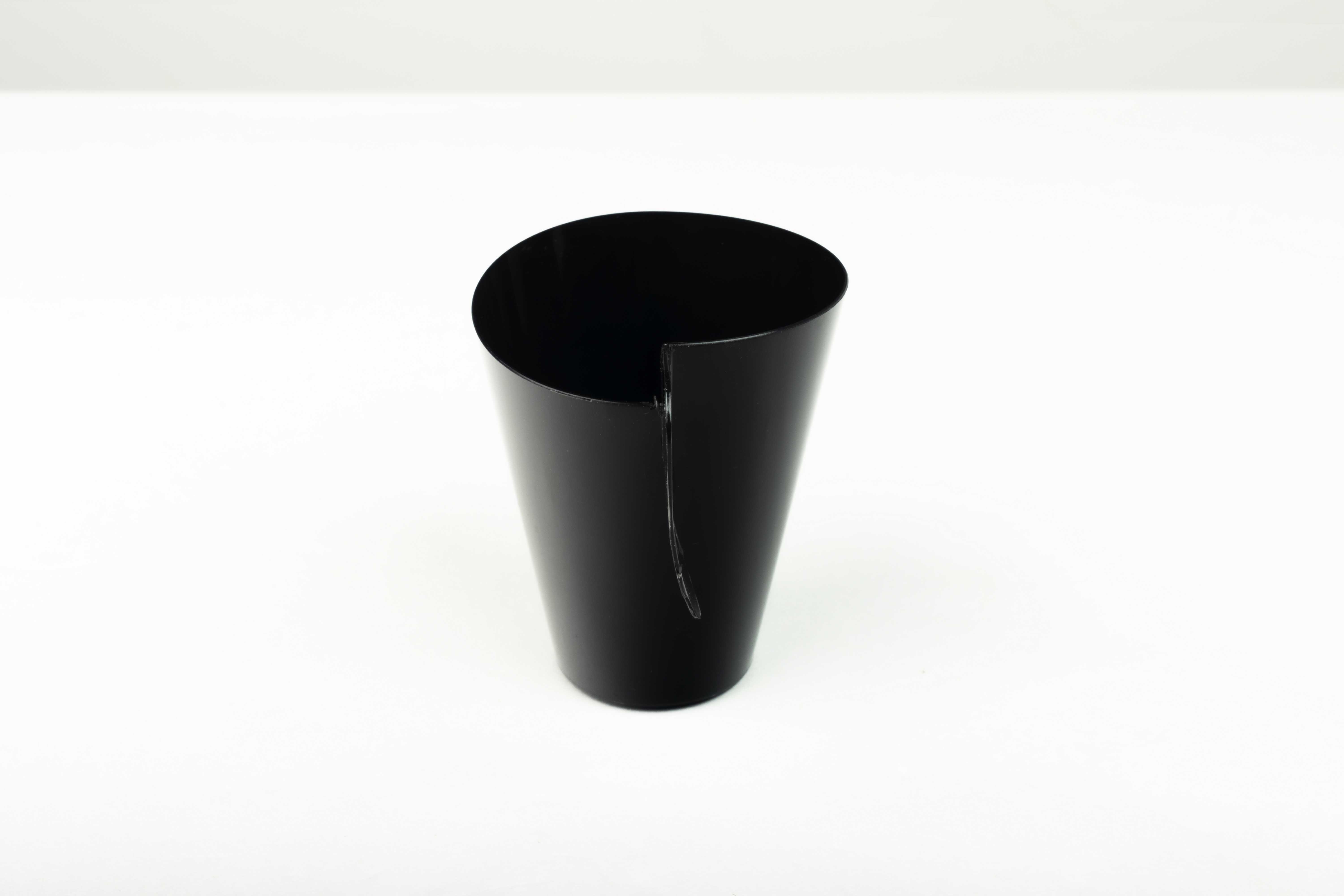 Taza Cappuccino PS Negro, 12uds