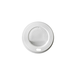 Tapa Vaso Papel 120cc Blanco, 100uds x 10pq - Usar con VP120 -