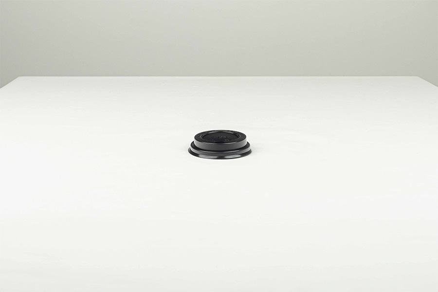 Tapa Vaso Papel 200cc 7oz Negro, 50uds x 20pq