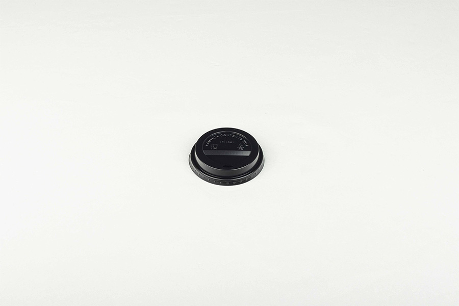 Tapa Vaso Papel 360/475cc 12/16oz Negro, 50uds x 20pq