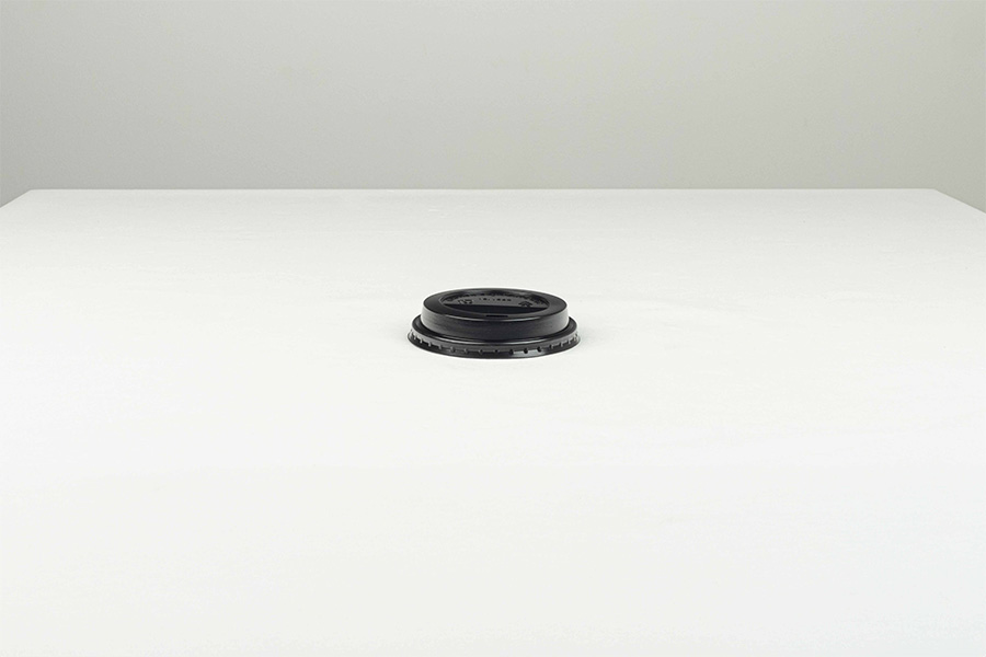 Tapa Vaso Papel 360/475cc 12/16oz Negro, 50uds x 20pq