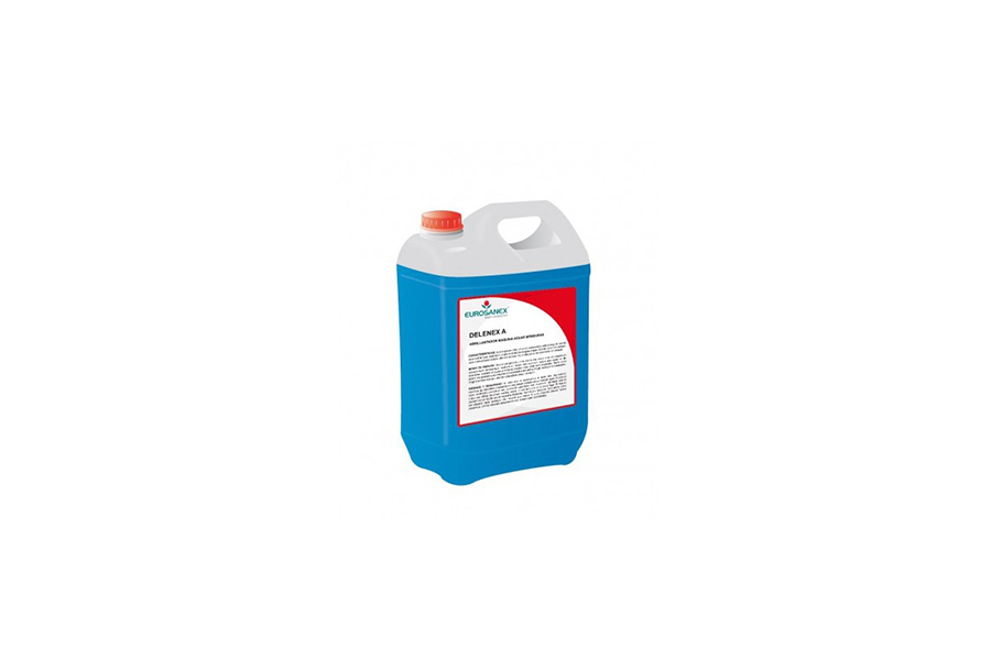 ; Delenex A, 5L (Máquinas y Túneles de Lavado) (Abrillantador Automáticas Aguas Duras)