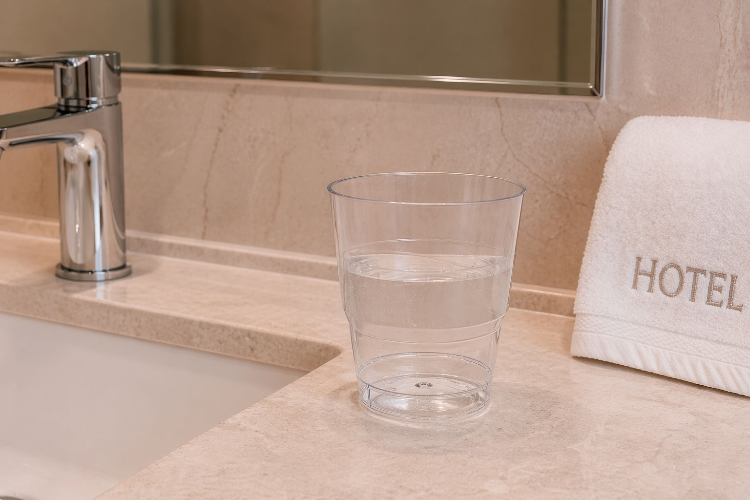 Vaso Hotel PS Reutilizable 450uds (Embolsado Unitariamente)