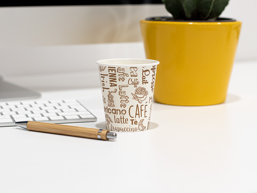 Vaso Papel Decorado 200cc, 50uds x 20pq