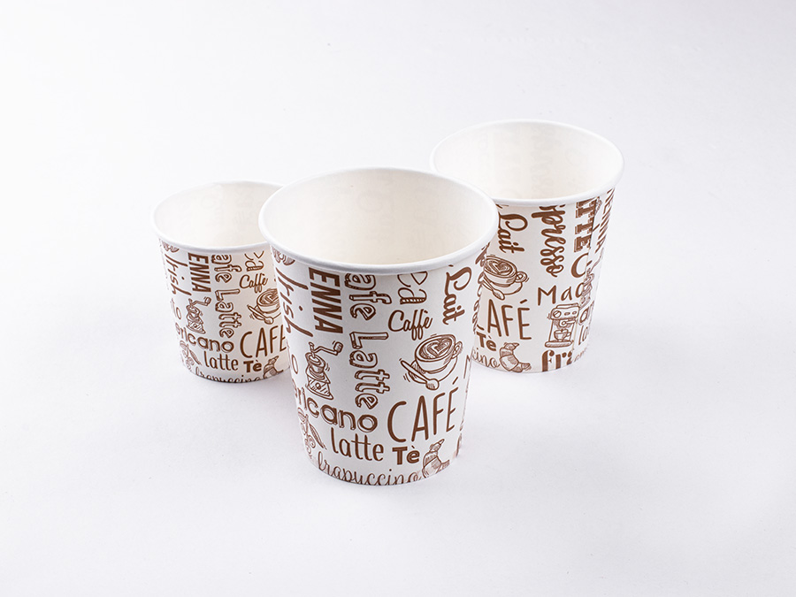 Vaso Papel Decorado 240cc, 50uds x 20pq