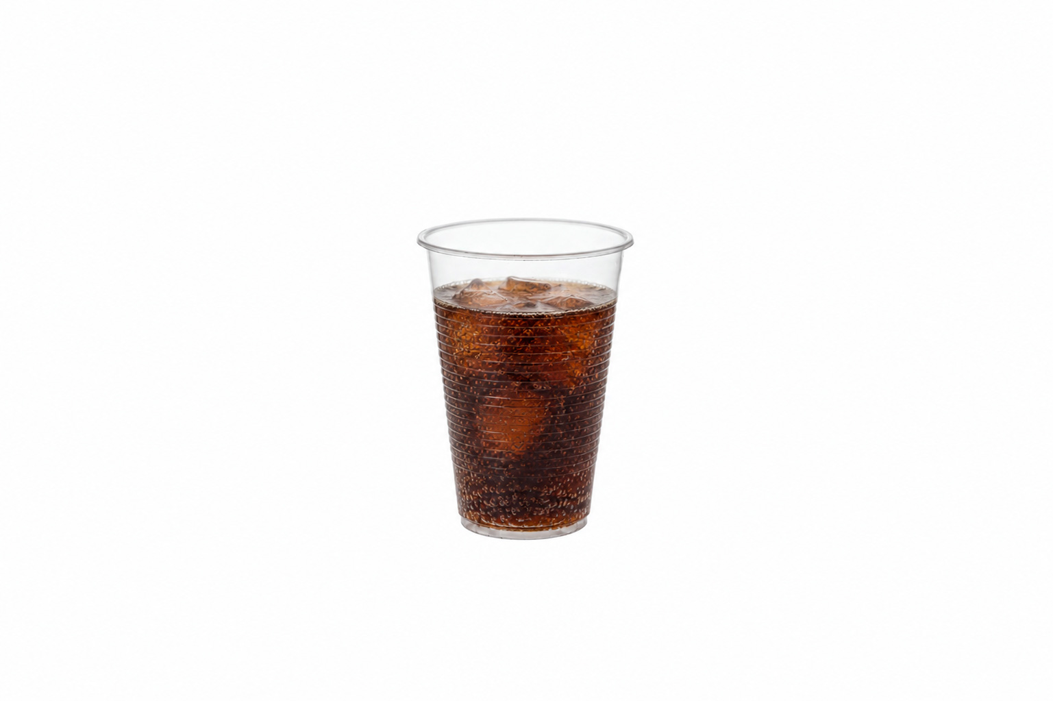 Vaso Reutilizable PP 220cc Transparente, 100uds x 30pq