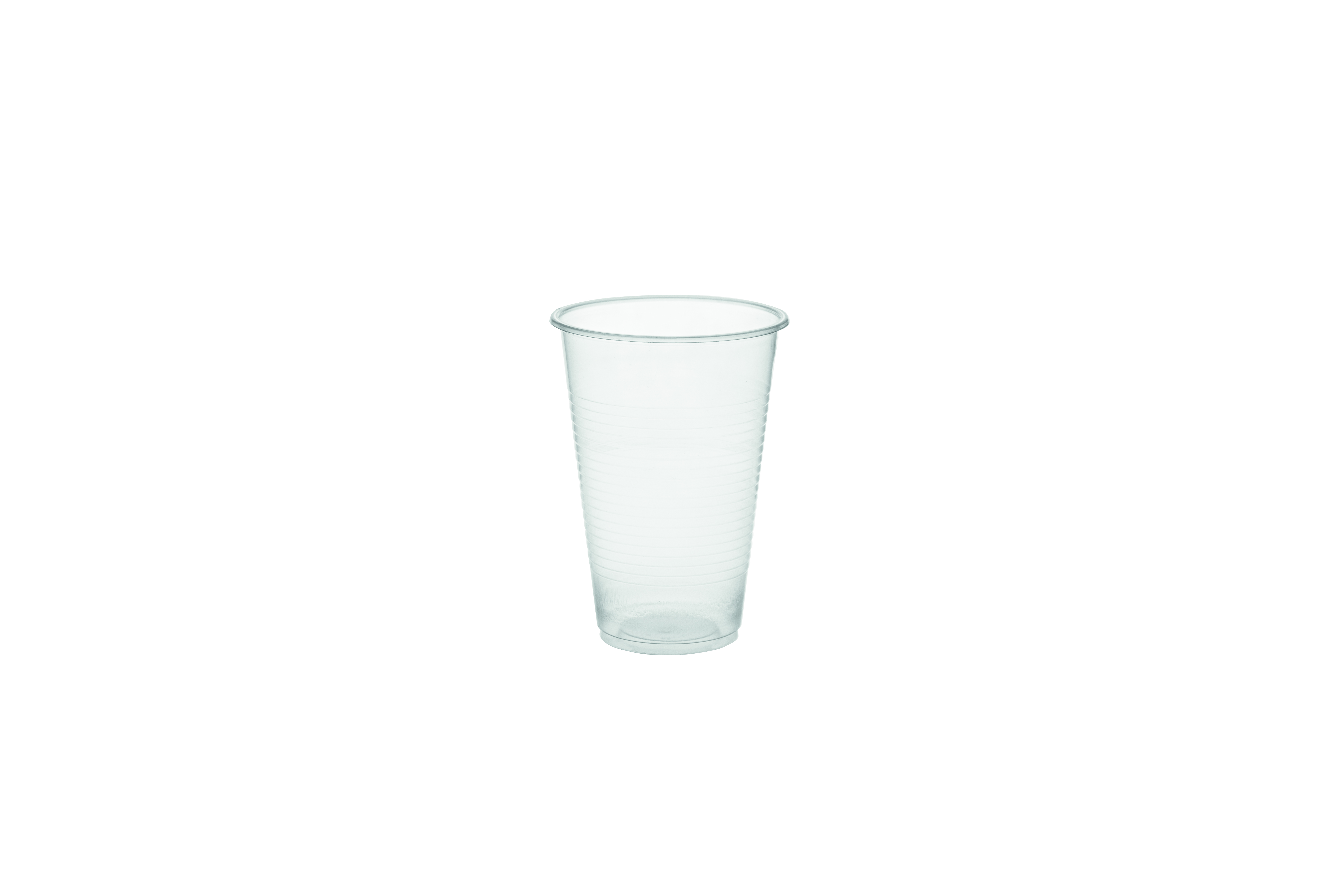 Vaso Reutilizable PP 220cc Transparente, 25uds x 25pq (Caja Expositora)