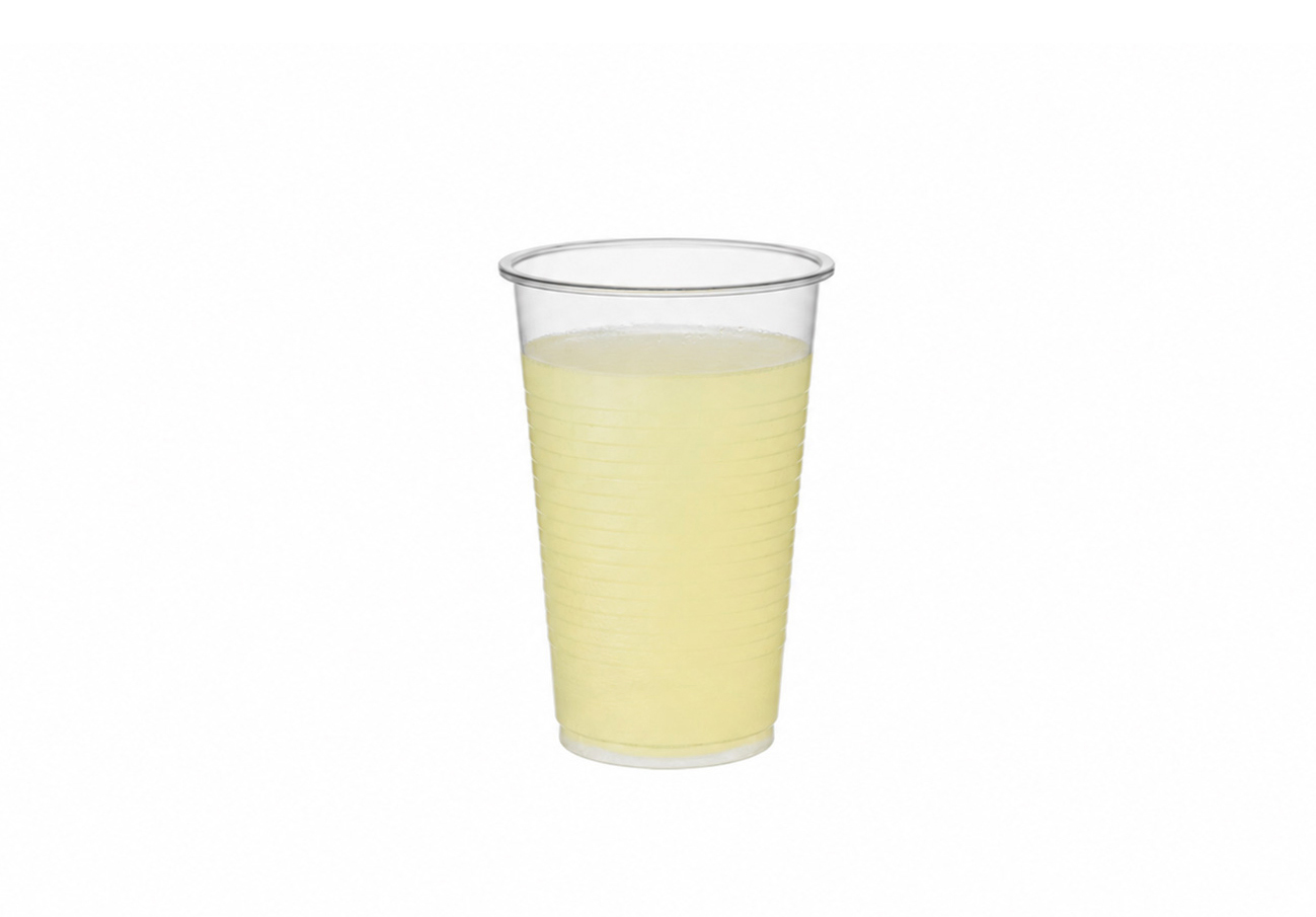 Vaso Reutilizable PP 330cc Transparente, 25uds x 25pq (Caja Expositora)