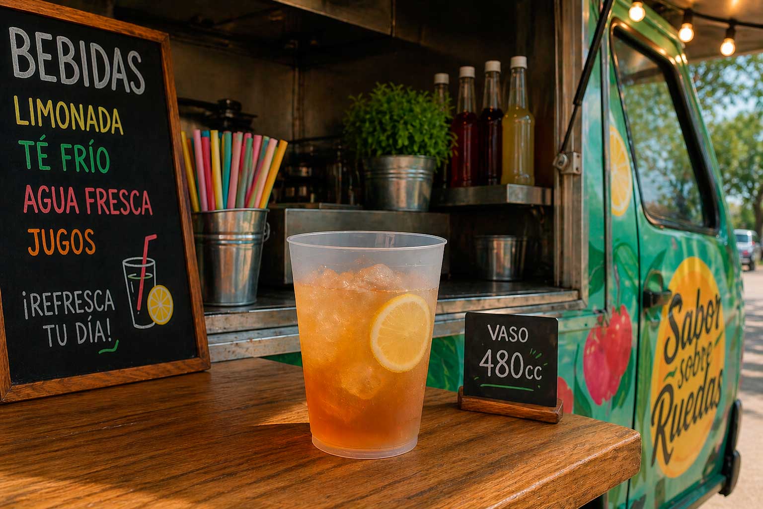 Vaso Cocktail PP 480cc Transparente, 450uds